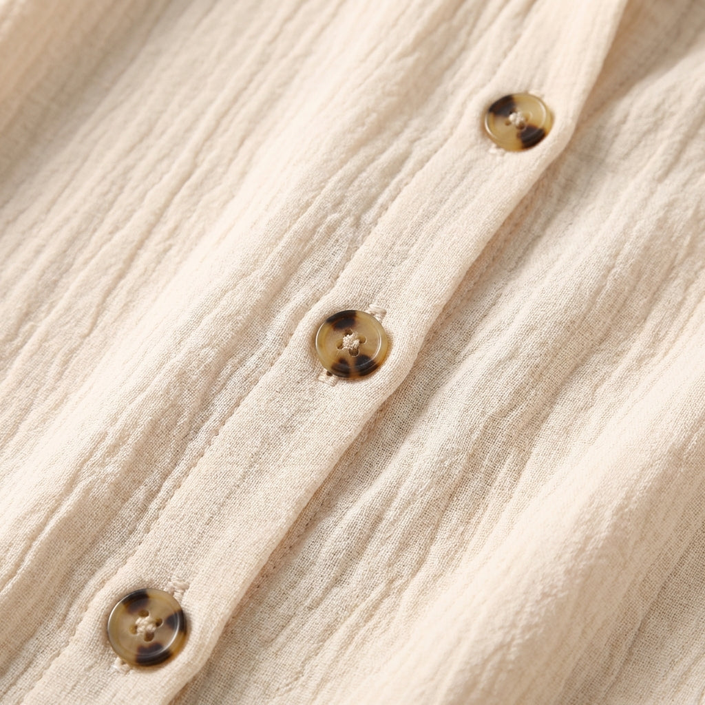 Thalia Buttoned Silhouette Dress