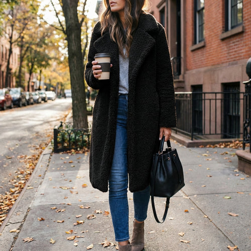 Arbelle Plush Overcoat