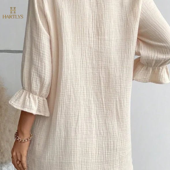 Thalia Buttoned Silhouette Dress