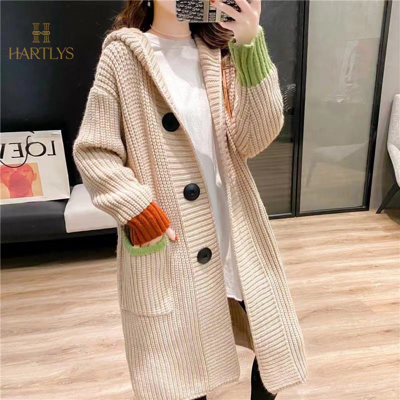 Cappotto di cotone con cappuccio Auréa