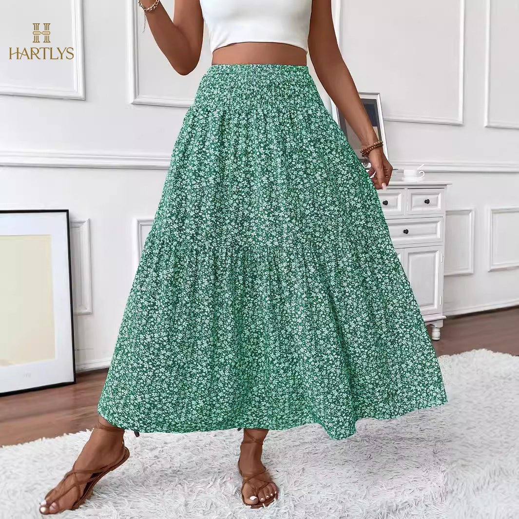 Falda floral de dalia