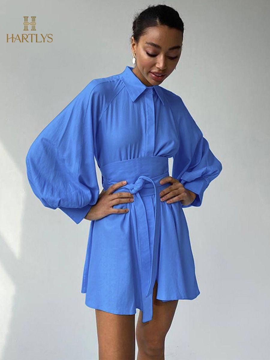 Vestido Mini con cinturón Calista