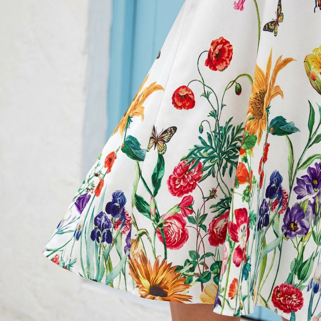 Vestido de verano floral de Eliana